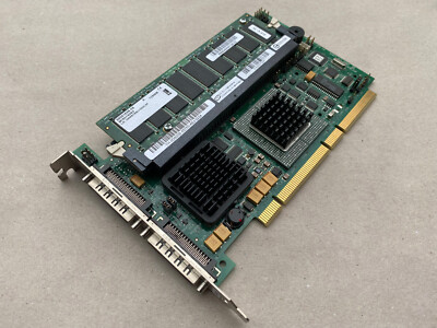 LSI LOGIC PCBX518-B1 128MB DUAL PORT SCSI  RAID CONTROLLER 
