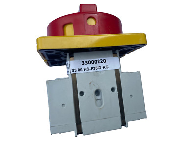 Elektra Tailfingen Haupt-Not-Aus-Schalter D3 00/HS-F35-D-RG