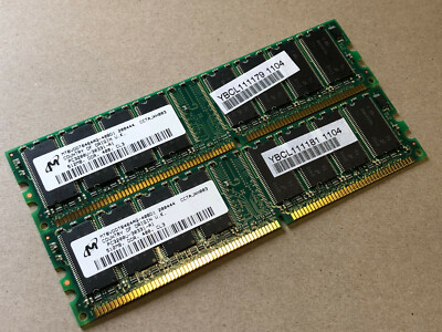 Micron MT8VDDT6464AG-40BD1 512MB DDR YBCL111  Ram/Memory  2 STÜCK