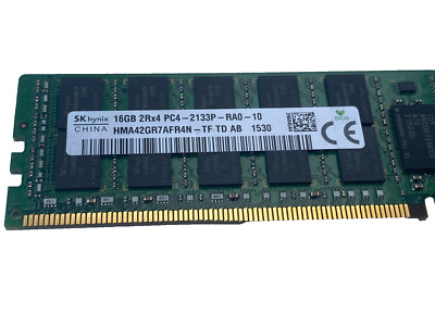 Hynix 16GB 2Rx4 PC4-2133P  HMA42GR7AFR4N-TF TD AB Server RAM.