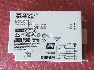 OSRAM QUICKTRONIC QTP-T/E 2x18
