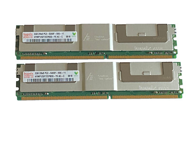 2 x Hynix HYMP125F72CP8D3-Y5 AC-C  2GB 2Rx8 DDR2 PC2-5300F-555-11 ECC Server RAM