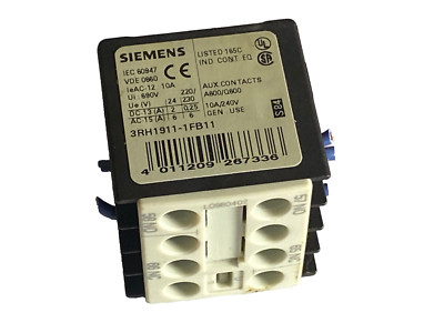 Siemens Siemens 3RH1911-1FB11 used part