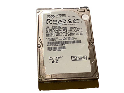 Hitachi Hitachi HTS543280L9A300 0A57361 5400RPM used part