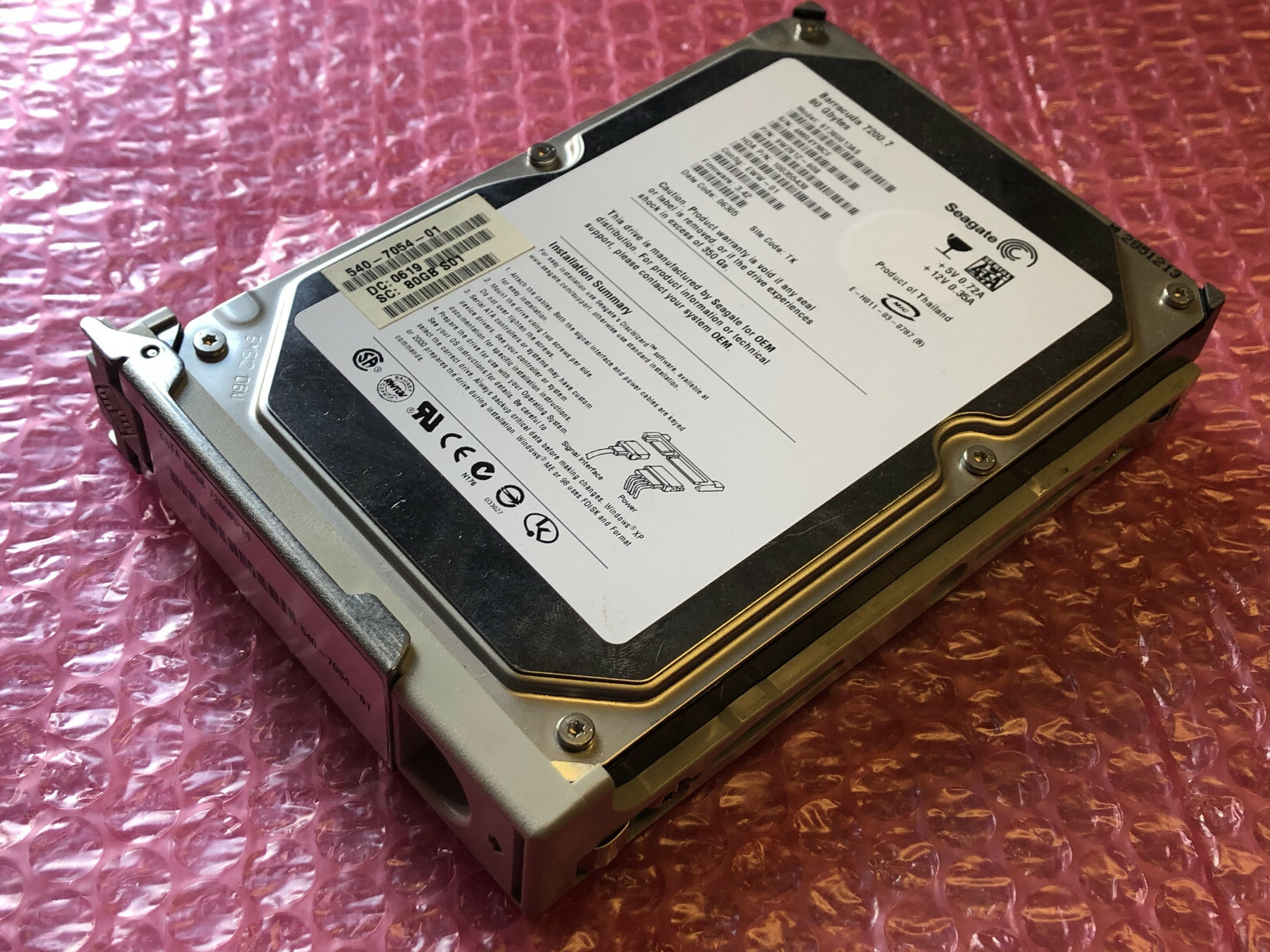 Sun Sun 540-7054 9W2812-608 used part