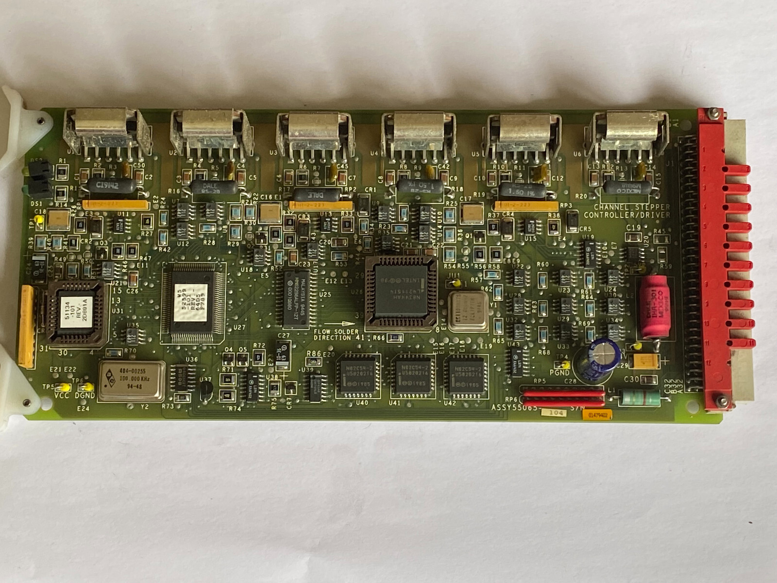 55065-104 Abbott Channel Stepper Controller DRIVER ASSY / PCB 55066-102