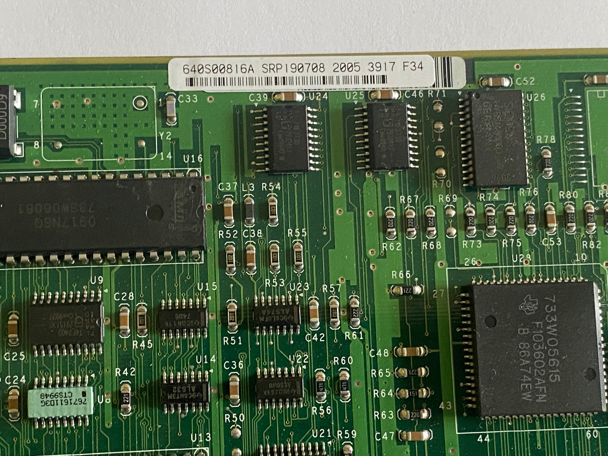 640S00816A Xerox 140E27940A CORE 180 Controller Board DocuTech Ersatzteil Industrie