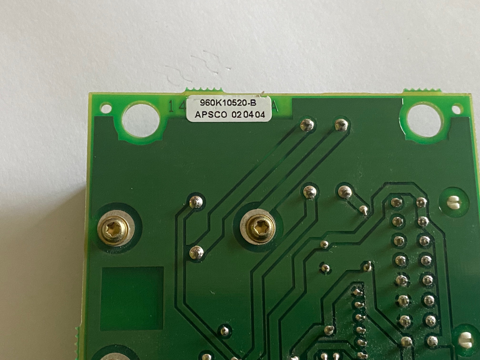 960K10502-B APSCO  TAB SOL DRVR Solenoid Driver Board Ersatzteil Xerox Industrie