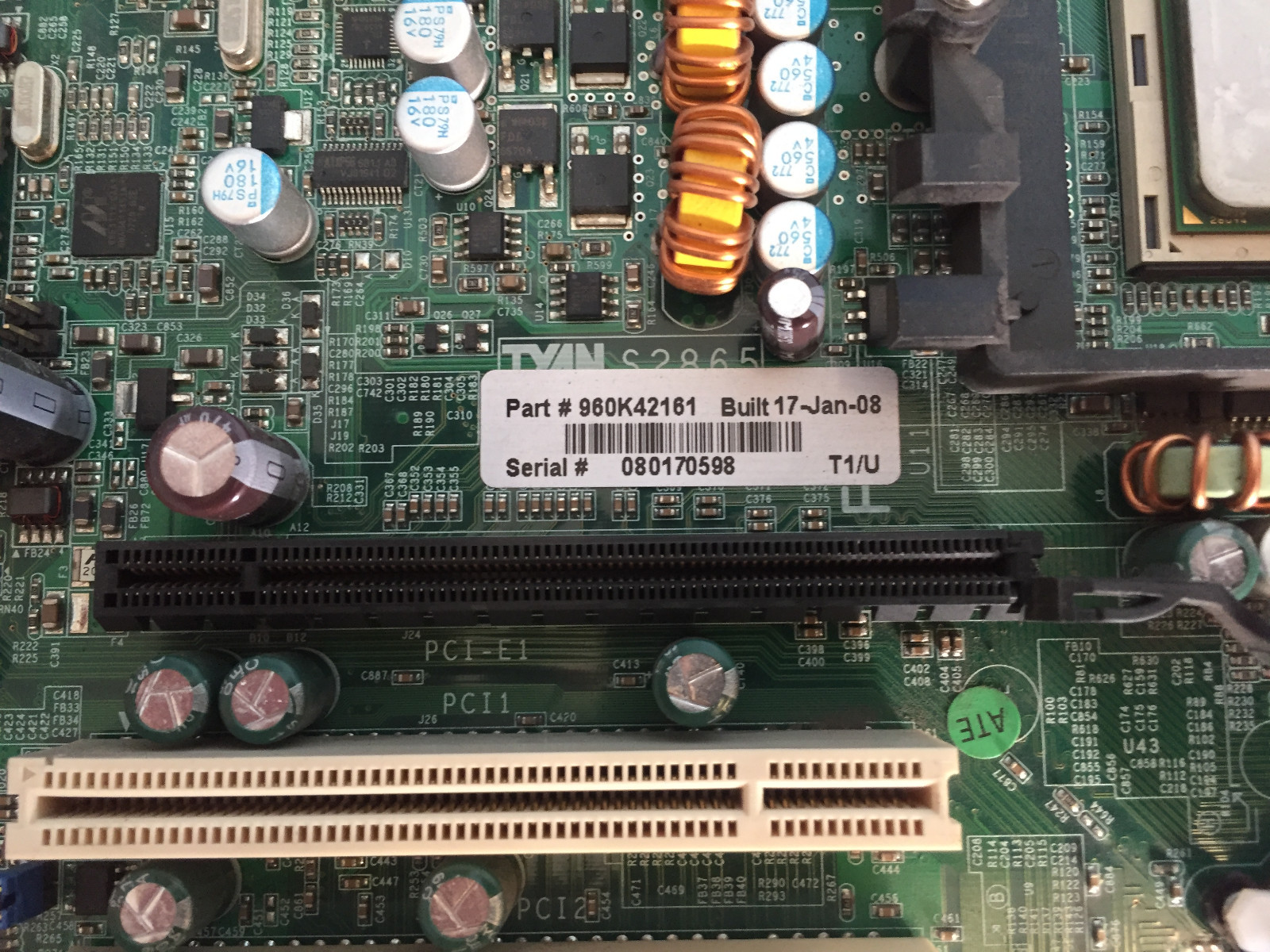 960K42161  S2865AG2NRF-RS P-XS2865J-RH XEROX Nuvera  TYAN BOARD