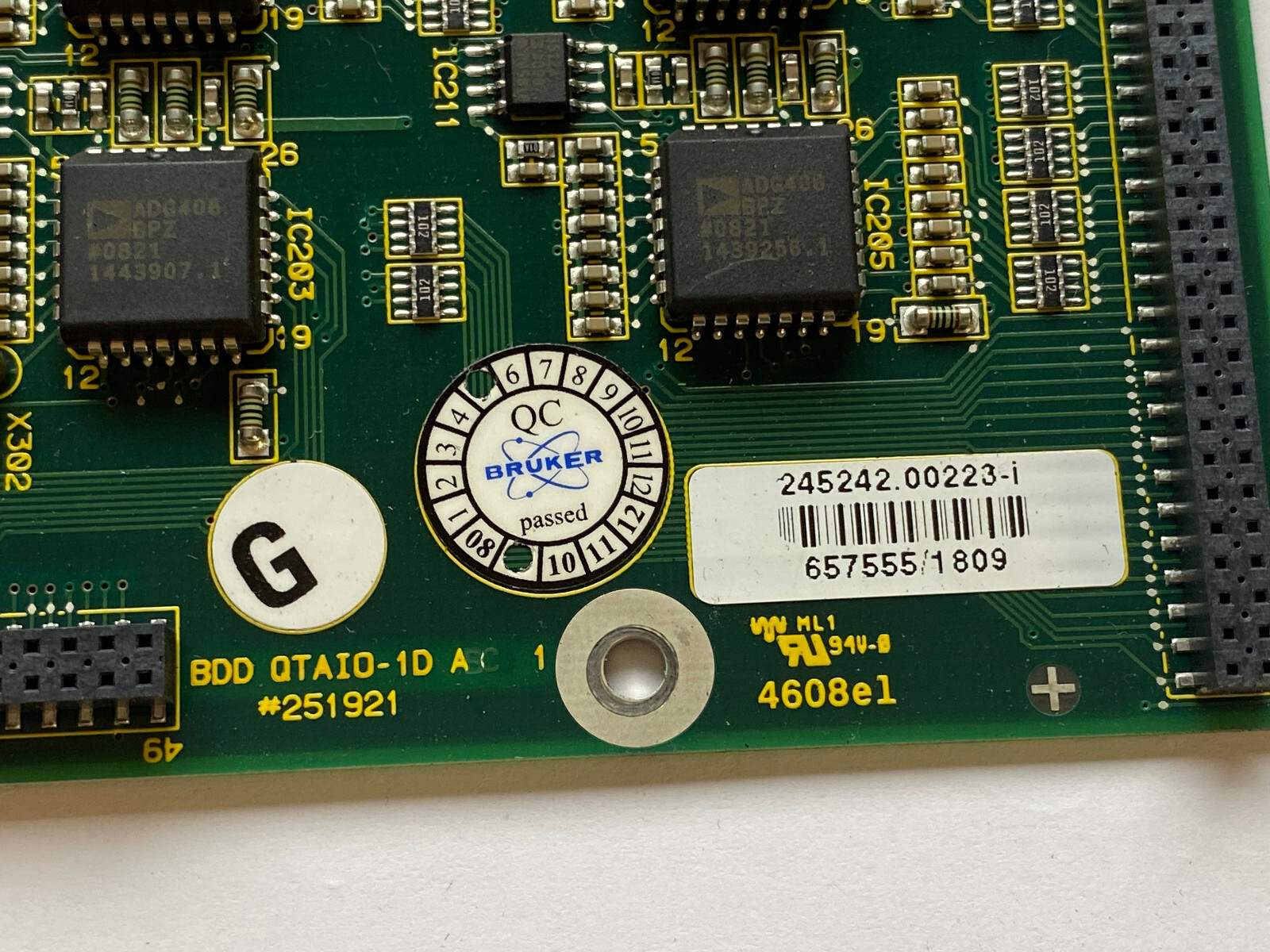 QTAIO-1D BDD 251921 Bruker Mass Spectrometer Board