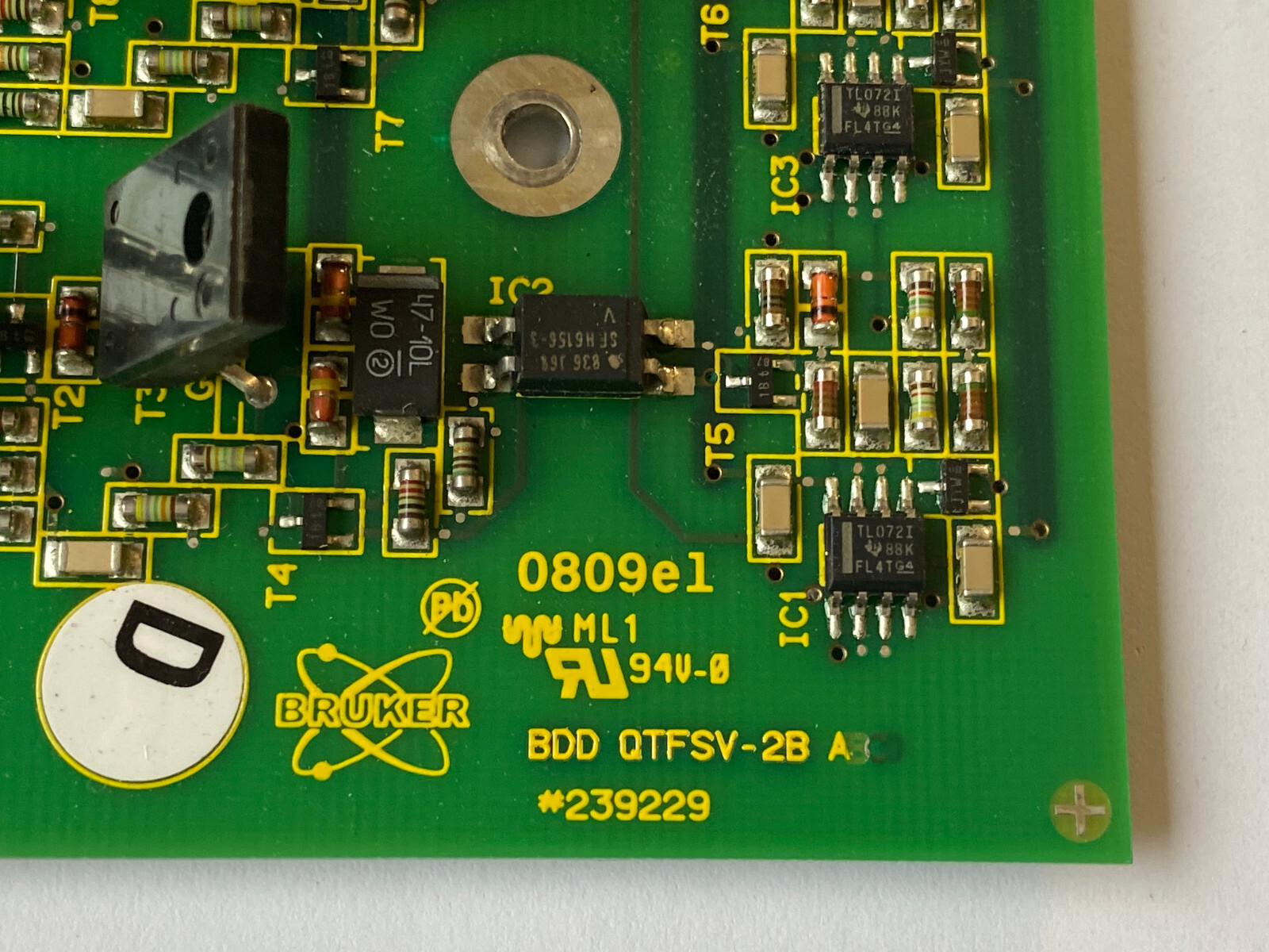 QTFSV-2B BDD 239229 Bruker Mass Spectrometer Board